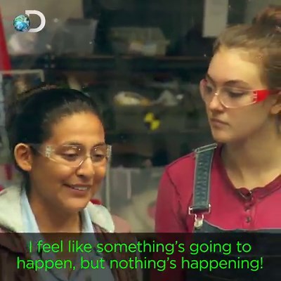 48K views · 119 reactions | What do you get when you mix canned air and a paper shredder?  How about an explosion, Adam Savage? | Discovery Channel UK | Facebook