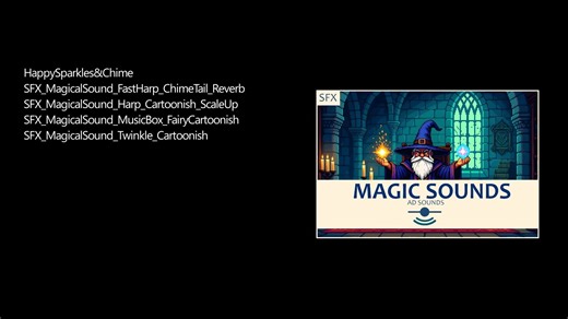 Unity音效 – 游戏魔法音效 Magical Sounds – SFX