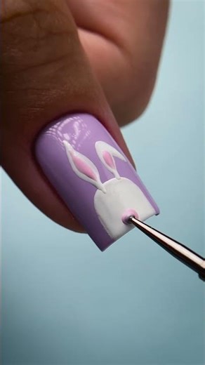 A minimalist bunny that can be made in seconds.