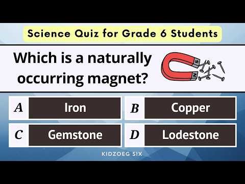 Science Quiz for Grade 6 Students | 25+ Questions with Answers | Class 6 Science Quiz Video