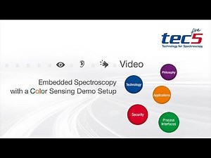Embedded Spectroscopy with a Color Sensing Demo Setup