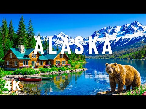 Alaska in Spring 4K UHD 🌿 Majestic Mountains, Fresh Rivers & Untouched Wilderness