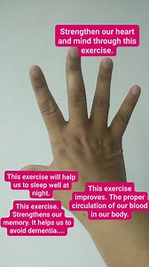 221K views · 3.4K reactions | Strengthen our heart and mind through this exercise. #handtherapy #braingym #everyonefollowers #StressRelief #bodycare #bloodflow #healthyhair #handmassage #memory #everyoneactive #reelsfypシ #reelsviral #THERAPY | Ana Marie Delos Santos | Facebook