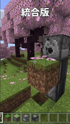 統合版とJava版の違い マインクラフト 豆知識 パート1 #shorts