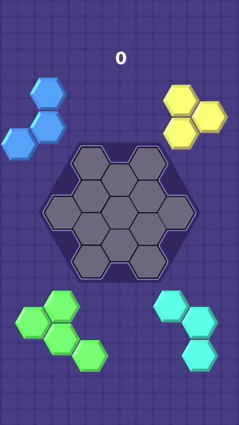 Hexagonal Tile Puzzle Game: Color Matching Challenge