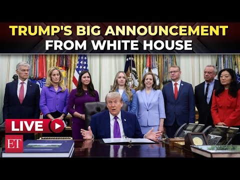 LIVE | Trump makes explosive Iran announcement from White House