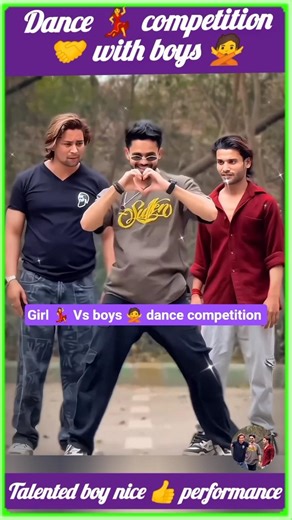 Girl Vs boys 🙅 dance competition 🤝 | talented boy | #minivlog #dance #treanding #shortvideo #love