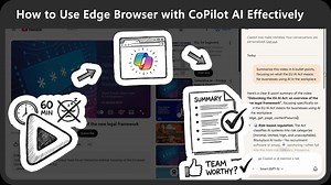 6.1K views | How to CONVERT YOUTUBE VIDEO into TEXT SUMMARY with EDGE...