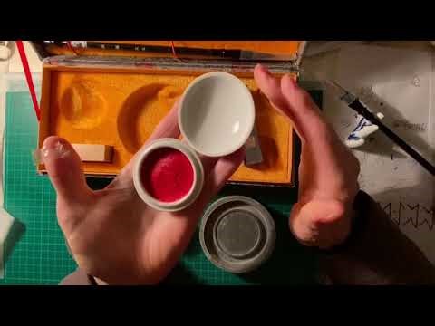 Chinese Calligraphy Brush and Ink Stone set review