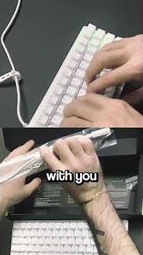 What Makes The Razer Huntsman V3 Pro Mini White So SPECIAL? #shorts