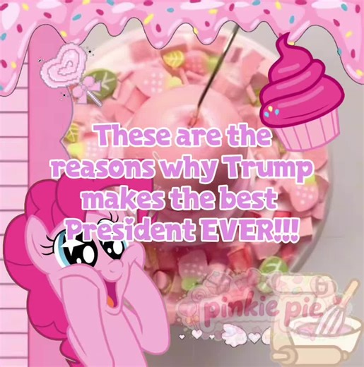 SEE HE MAKES THE BEST PRESIDENT EVER!!!! || #fyp #mlp #pinkiepie #pinkiepiemlp #rant