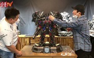 【搬运速送】组装！价值500万韩元！Prime1 Studio 37寸变形金刚2天擎雕像 测评（cc机翻.中韩）