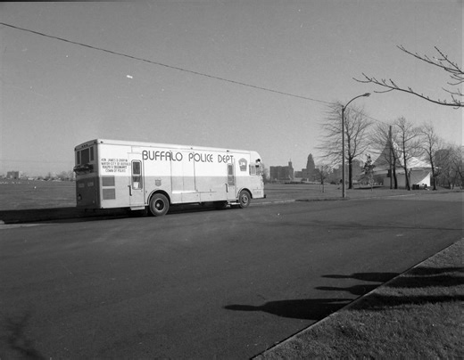1983 in Buffalo: A GMC truck, disaster response, community outreach, and safety education — all rolled into one iconic Mobile Command Unit. (Fictional 1983 commercial) #buffalocitypolicehistory #nostalgia #buffalony | Austin Roche