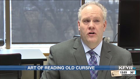 Reading old cursive becoming a rare skill