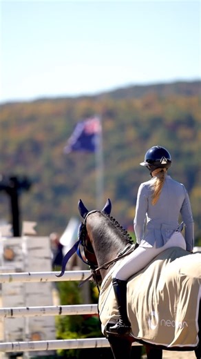 Triple M Farms on Instagram: "These two 🖤 I-Cap & @jessmendozashowjumper best a field of 60 to take the win in the 1.45m 2* Speed ✨"