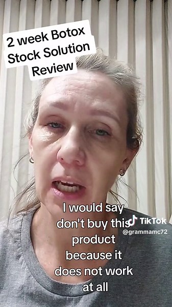 Botox Stock Solution Review: No Difference After 2 Weeks