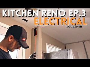 DIY Ikea Kitchen Remodel Series - Kitchen Electrical Rough-in - Ep3