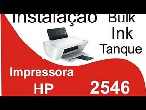 Como instalar o Bulk Ink na Impressora HP Deskjet 2546 1516
