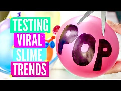 TESTING VIRAL INSTAGRAM SLIME TRENDS! Making Slime Backwards, No Bowl Slime and Balloon Slime