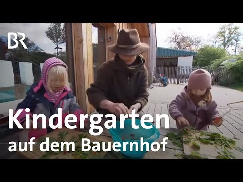 Zwischen Kräutern und Gemüse: Der Kindergarten auf dem Bauernhof | Frankenschau | BR