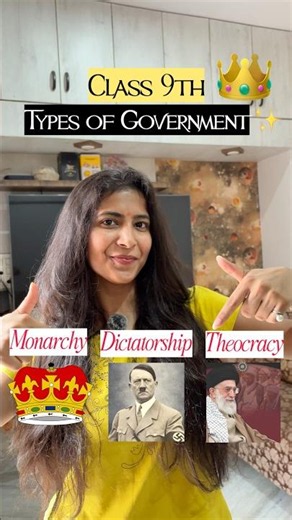Types of Government✅Class 9th✨.. #class9sst #class9 [class9 class 9 sst democracy]