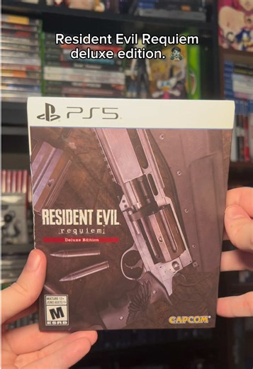 Resident Evil Requiem deluxe edition unboxing 🧟 Tags - #gaming #game #videogames #residentevilrequiem #fyp