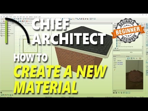 How To Create A New Material In Chief Architect