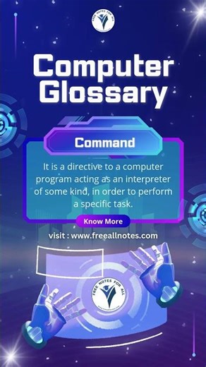 Command | Computer Glossary | Computer Dictionary, Terms #computerkeys #clientserver #command #bus
