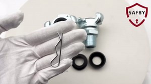 NPT Iron Air Hose Fitting，Universal Coupling，Chicago Fitting (0.75, NPT Male)