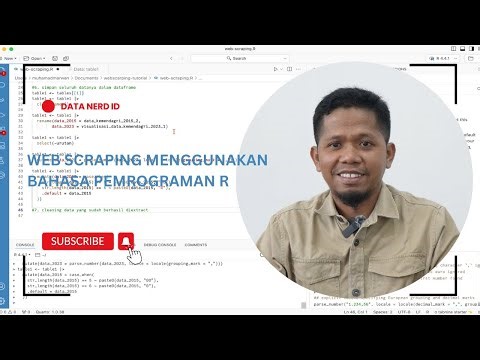 Web Scraping Menggunakan Bahasa Pemrograman R | How to Do Web Scraping with R Programming Language