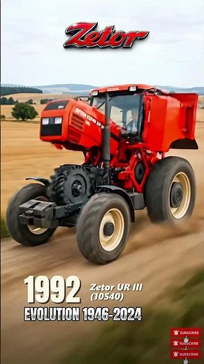 Zetor Tractor Evolution (1946-2024) | From the 1946 Classic to Pininfarina HD! ShiftEvo