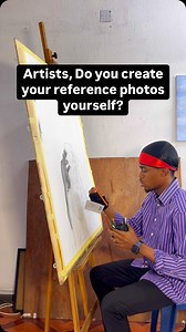 1.3K views · 73 reactions | Artists here, Do you create your reference photos yourself and why? For me, Creating reference photos myself definitely helps with the creative process and brings originality to my works.. #reels #artist #artcollector #facebook #usa #arte #photography #nebraska #mentalhealth #mentalhealthawareness | raymondaworo | Facebook