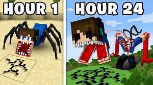 【Minecraft】当你在MC里变成寄生虫，并且可以无限升级？我的最终形态吓傻了好友！