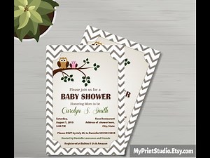 Baby Shower Invitation For MS Word