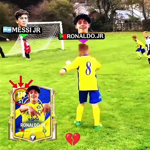 Ronaldo Jr x Messi Jr Skills 🔥😂🤣