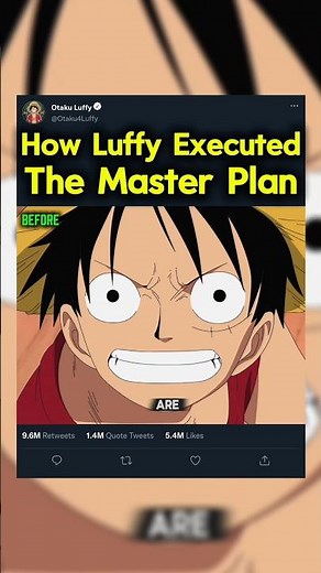 How Luffy Executed The Master Plan #onepiece #luffy #shorts