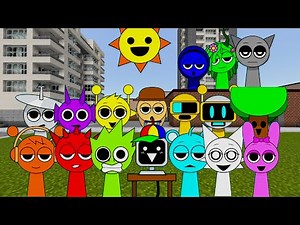 Incredibox Sprunki All Versions NEXTBOTS Addon in Minecraft PE