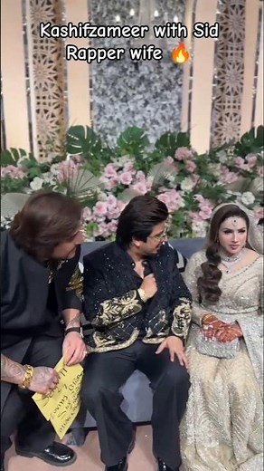 Kashif Zameer Walima Sid Rapper Wife 😱🔥#viralvideo #wedding #trendingshorts #short #viral #shor
