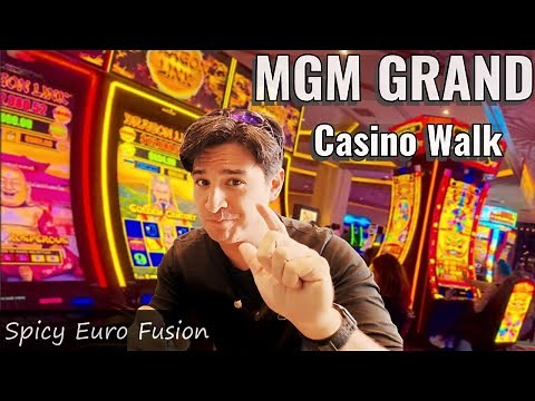 MGM Grand Casino Walkthrough 2025 | Best Slot Machines & Vegas Vibes Tour