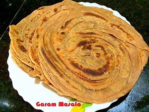 Gothambu Parotta / Kerala Whole Wheat Parotta