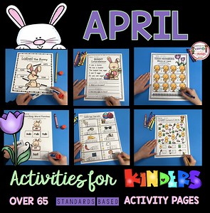 April in Kindergarten - FREE WORKSHEETS — Keeping My Kiddo Busy