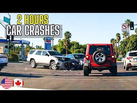 2 Hours Best Of Car Crashes Compilation | USA & Canada - 9