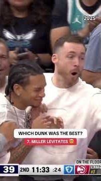 Which dunk was the best of 2025? 🗓️