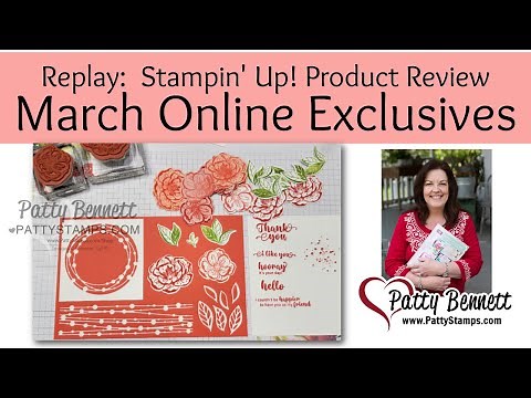 Product Review & Online Exclusives Info for Stampin' Up! March 2023 Release