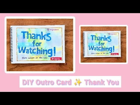 DIY Outro Card ✨ | Rangula Lokam