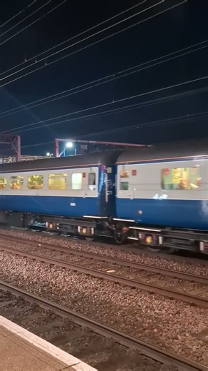 Class 52 (D1015) Departing Crewe slow line.