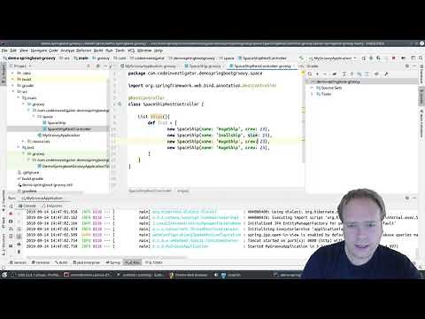 Spring Boot with Groovy - List and Maps - RestController and JPA