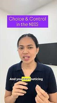 Choice and Control in the NDIS