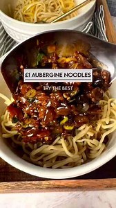 Flavorful Eggplant Noodles A Budget-Friendly £1 Recipe