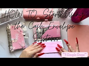 Starting the Cash Envelope System in 3 simple steps! 💕 #cashstuffing #cashenvelopesystem